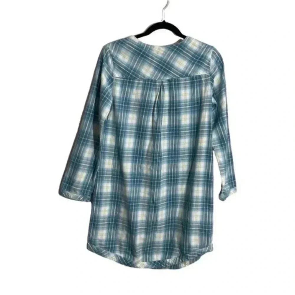 Pendleton Plaid Flannel Tunic Small - image 2